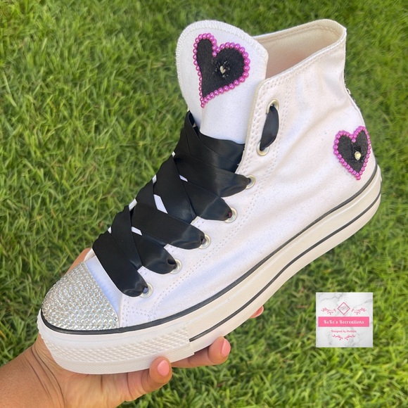 New Adult Bling Converse - Picture 4 of 4